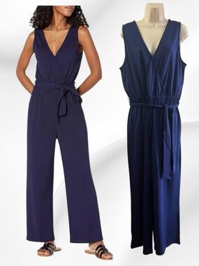 Caralyn Miranda X The Drop  Navy Caralyn Jumpsuit Size XL  NWT